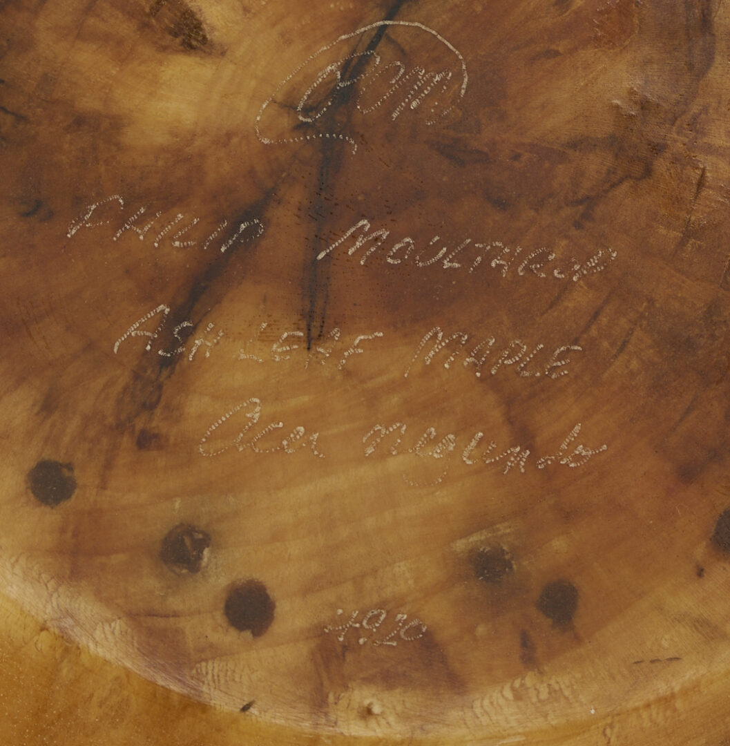 Lot 423: Large Philip Moulthrop Turned Ash Leaf Maple Vessel, c.1990s