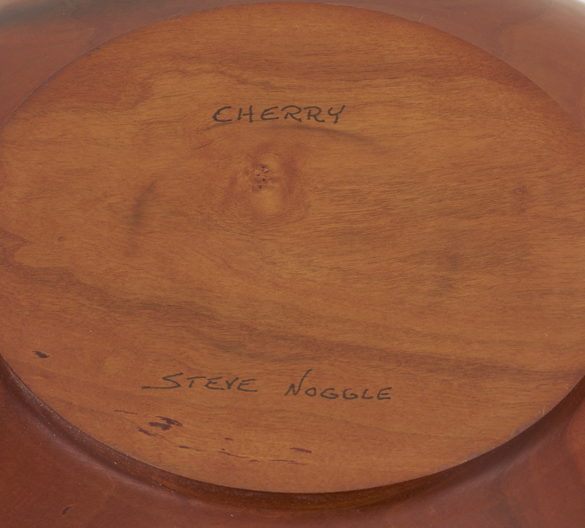 Lot 424: 5 Steve Noggle Turned Cherry Bowls