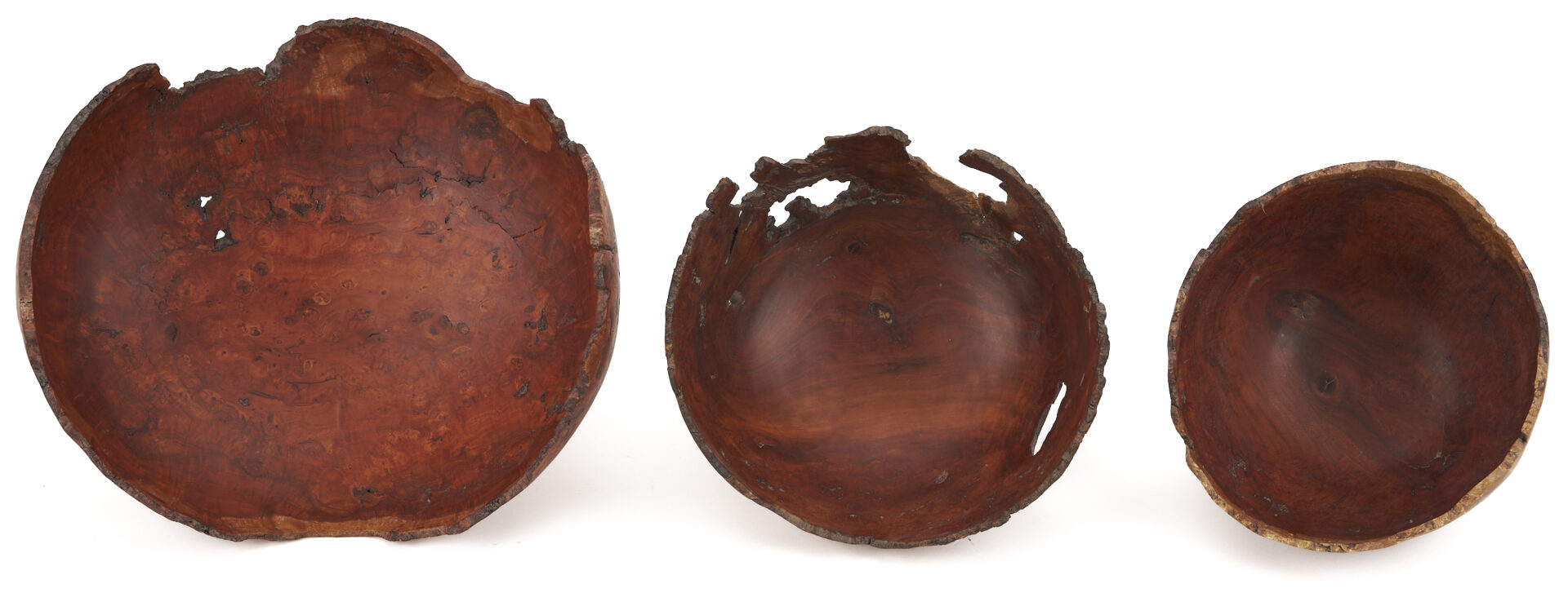 Lot 424: 5 Steve Noggle Turned Cherry Bowls