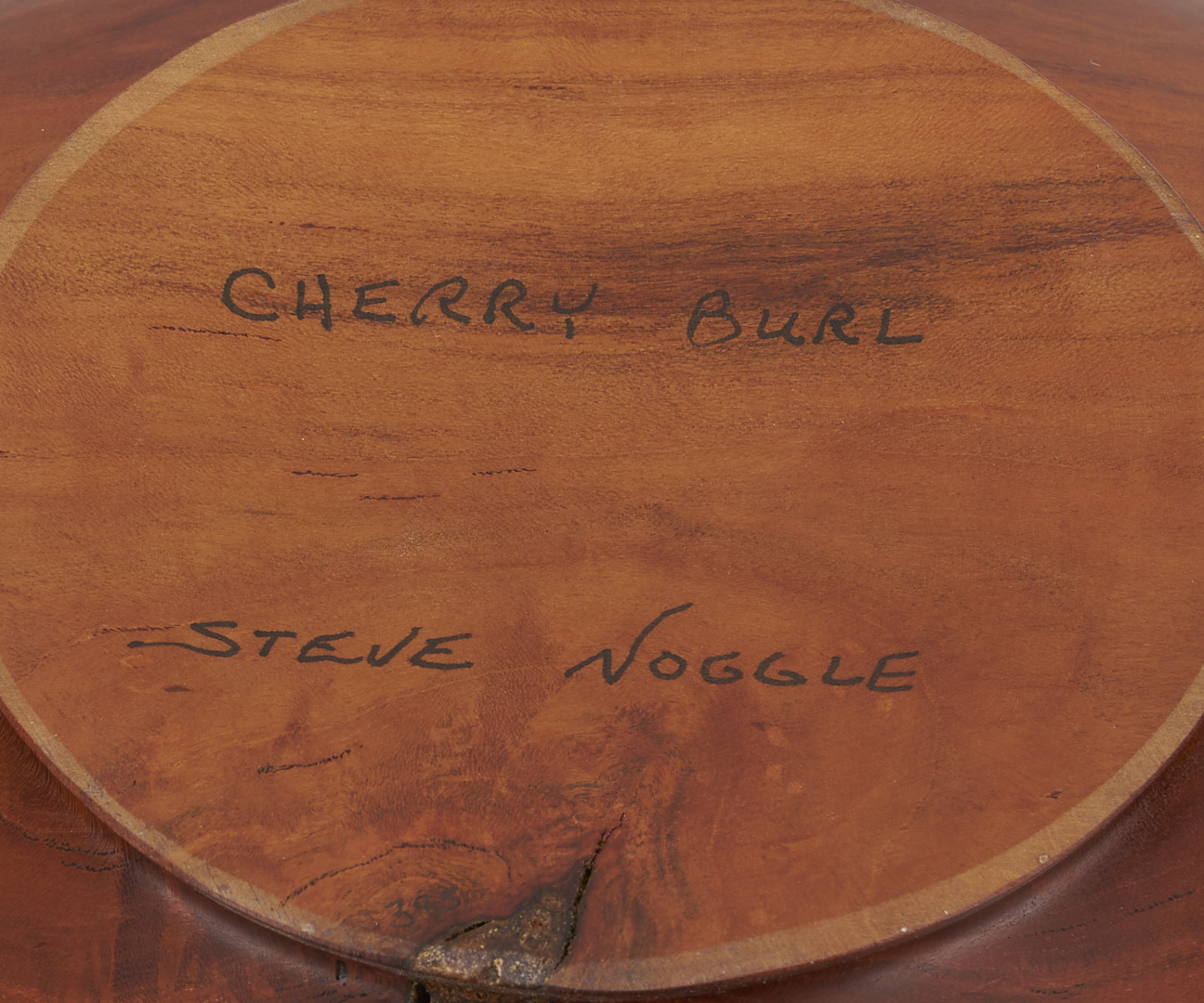 Lot 424: 5 Steve Noggle Turned Cherry Bowls