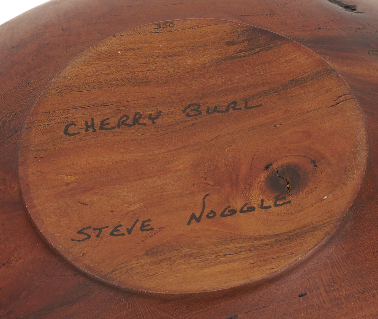 Lot 424: 5 Steve Noggle Turned Cherry Bowls