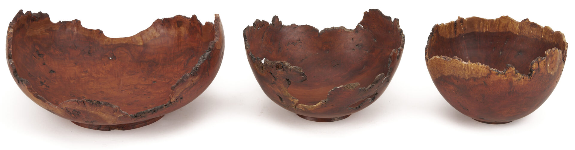 Lot 424: 5 Steve Noggle Turned Cherry Bowls