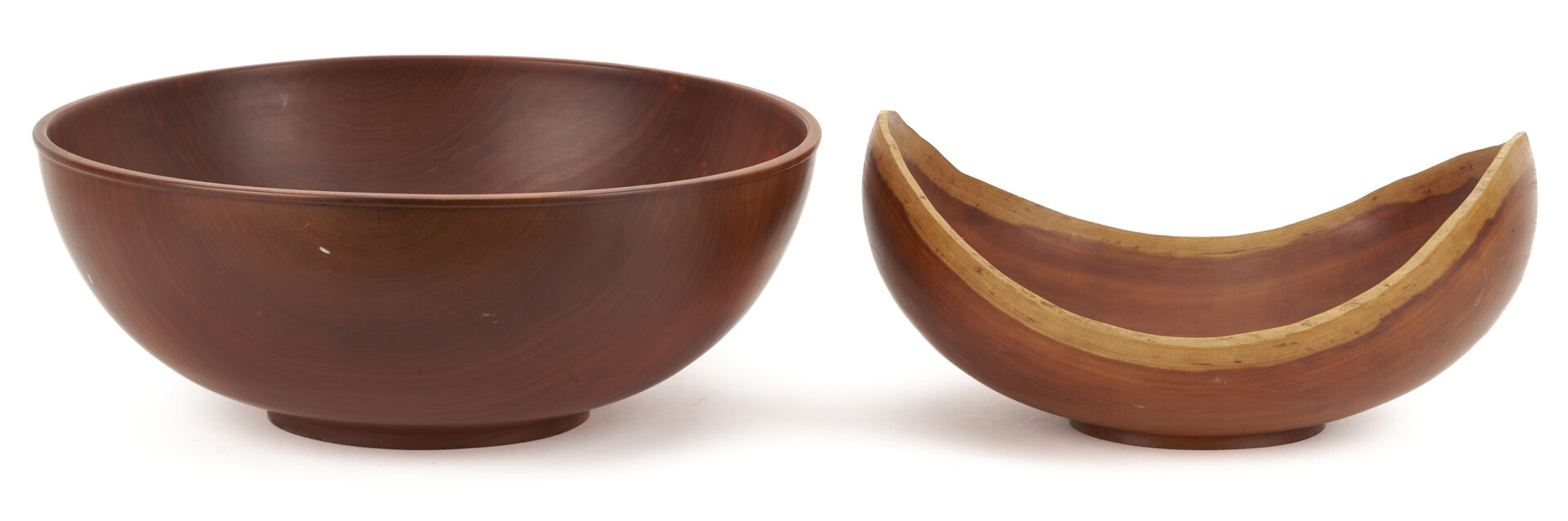 Lot 424: 5 Steve Noggle Turned Cherry Bowls