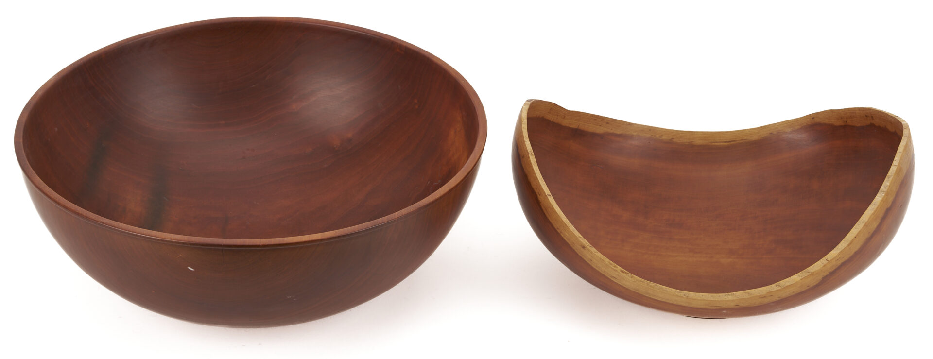 Lot 424: 5 Steve Noggle Turned Cherry Bowls