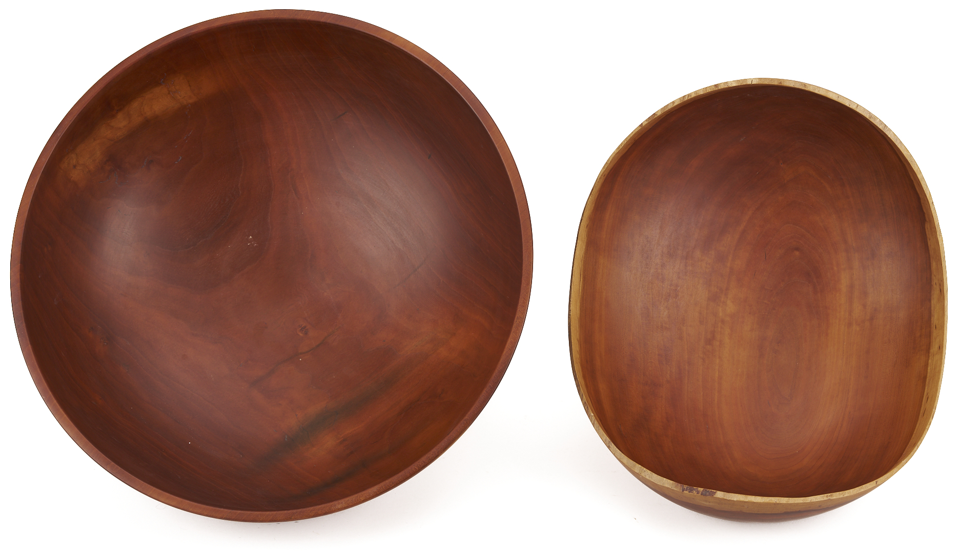 Lot 424: 5 Steve Noggle Turned Cherry Bowls