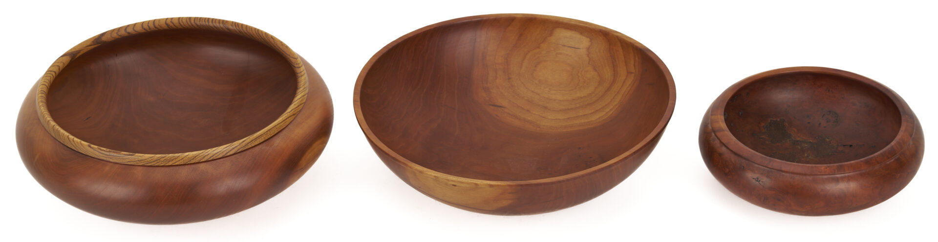 Lot 426: 7 Steve Noggle Signed Wooden Vessels