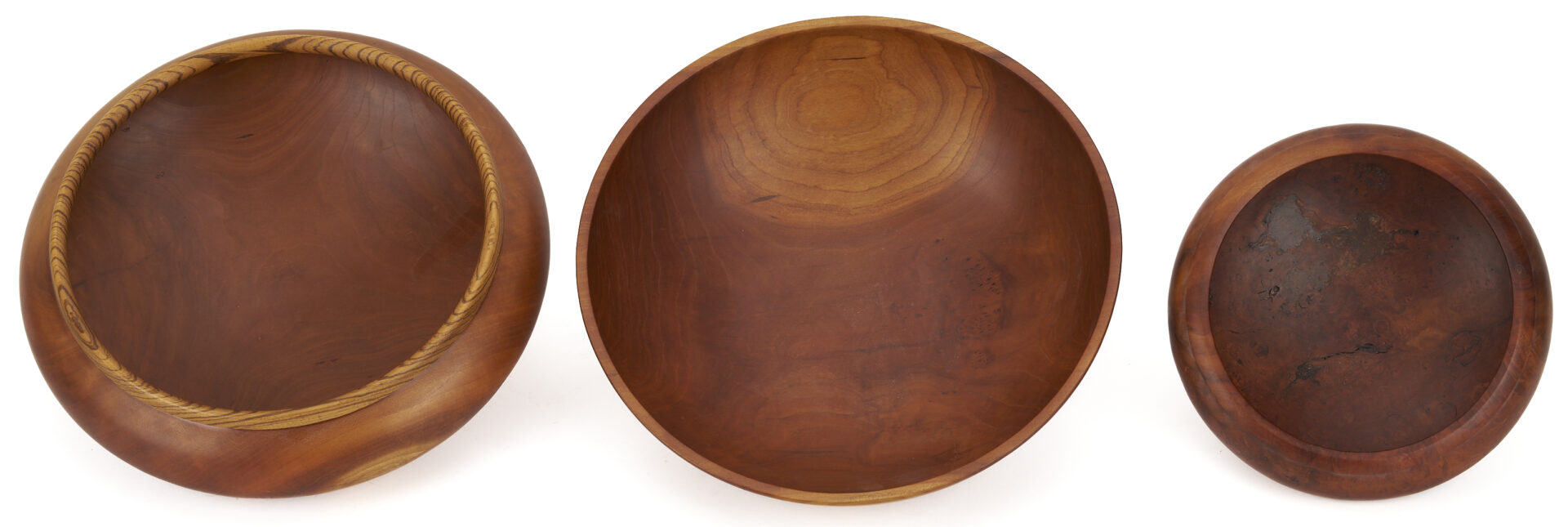 Lot 426: 7 Steve Noggle Signed Wooden Vessels