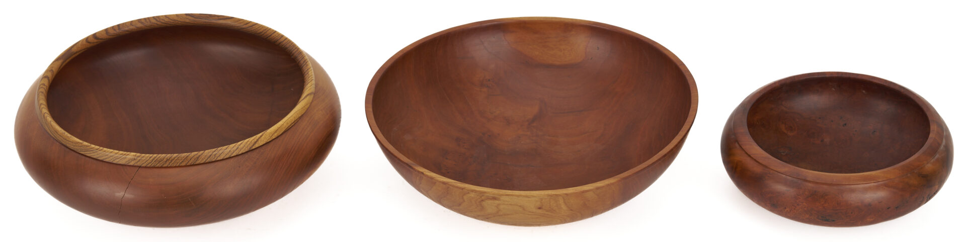 Lot 426: 7 Steve Noggle Signed Wooden Vessels