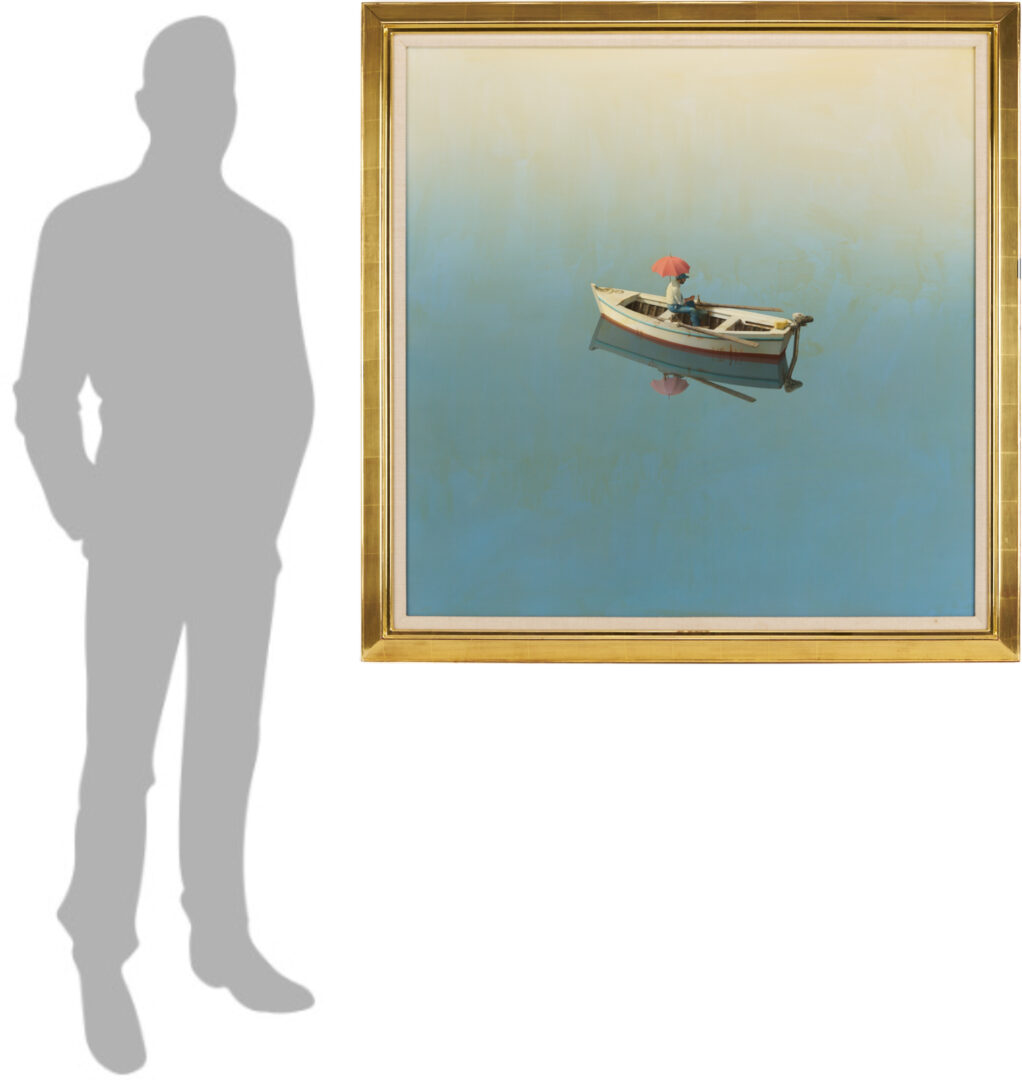Lot 427: Zvonimir Mihanovic O/C Photorealist Mediterranean Painting