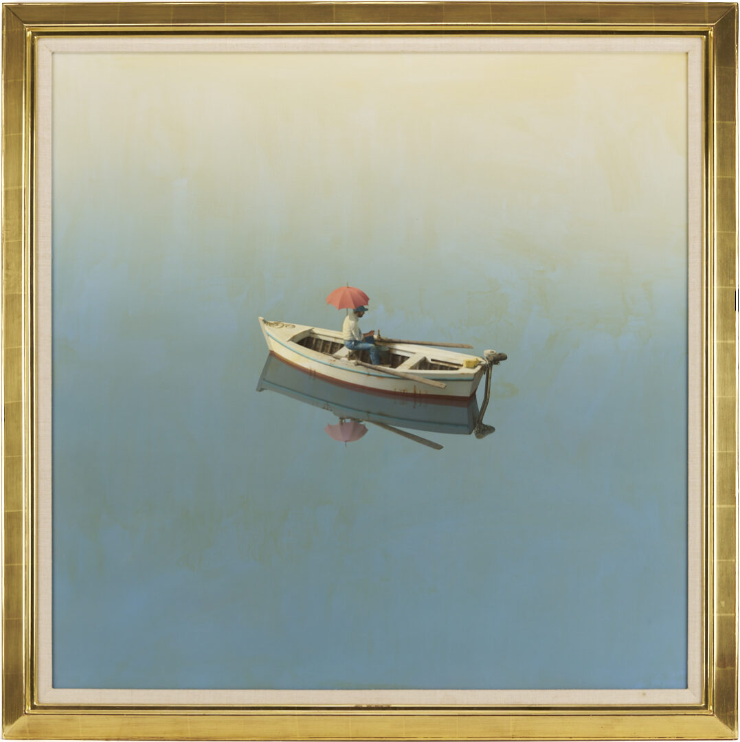 Lot 427: Zvonimir Mihanovic O/C Photorealist Mediterranean Painting