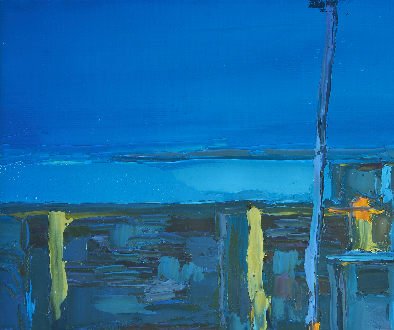 Lot 428: Nicola Simbari O/C Painting, In Riva al Mare