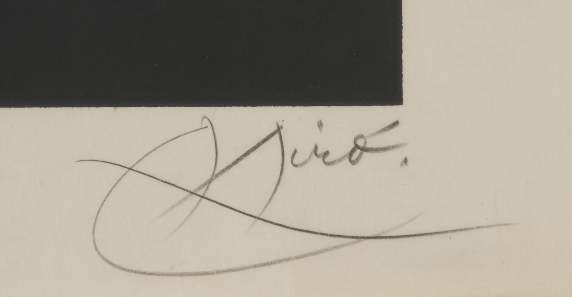 Lot 429: Joan Miro Signed Lithograph, Le Lezard aux Plumes d’Or
