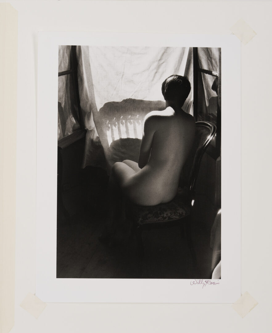 Lot 430: Willy Ronis Photograph of Nude Woman, “Nu de Soi”