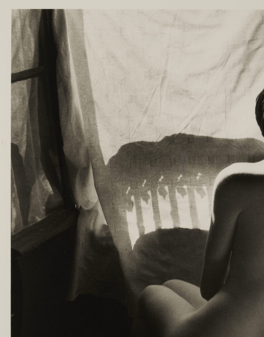 Lot 430: Willy Ronis Photograph of Nude Woman, “Nu de Soi”