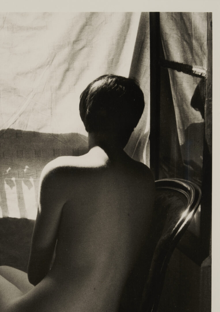 Lot 430: Willy Ronis Photograph of Nude Woman, “Nu de Soi”