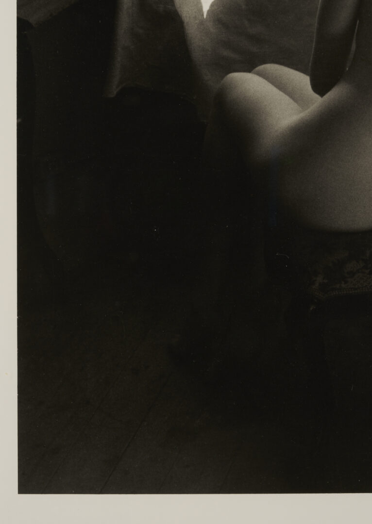 Lot 430: Willy Ronis Photograph of Nude Woman, “Nu de Soi”