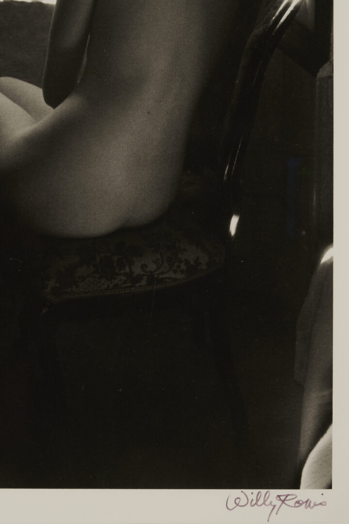 Lot 430: Willy Ronis Photograph of Nude Woman, “Nu de Soi”