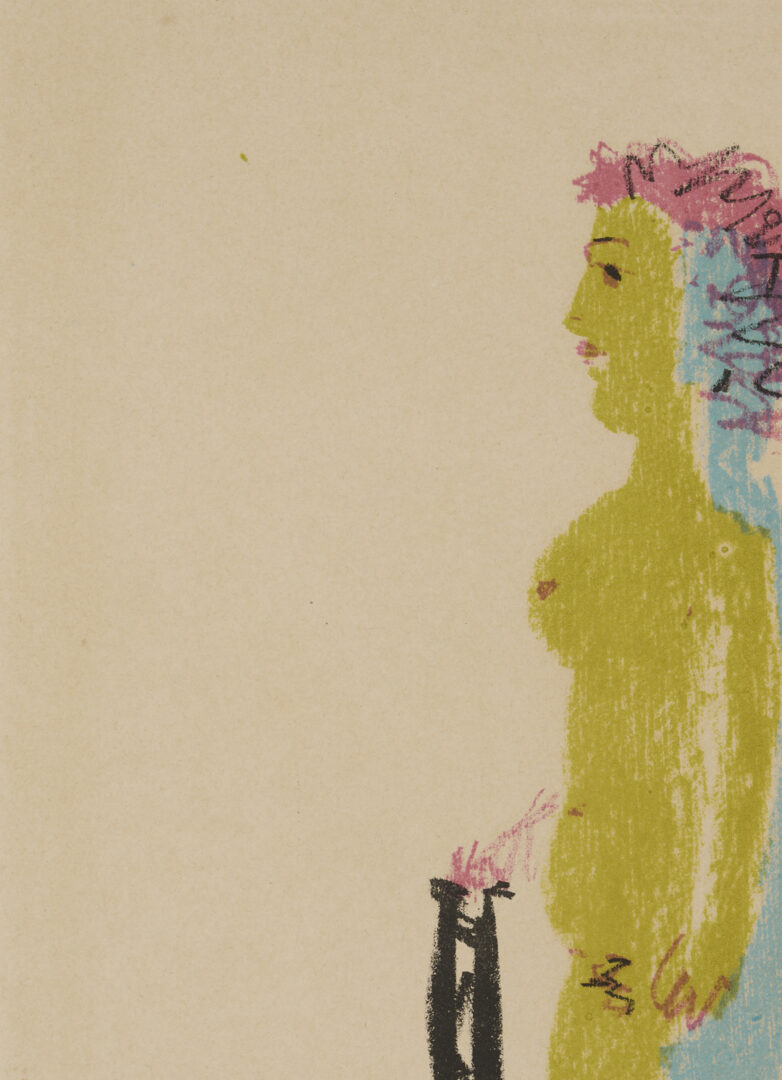 Lot 434: Pablo Picasso Lithograph, Nu a la Chaise, 1954