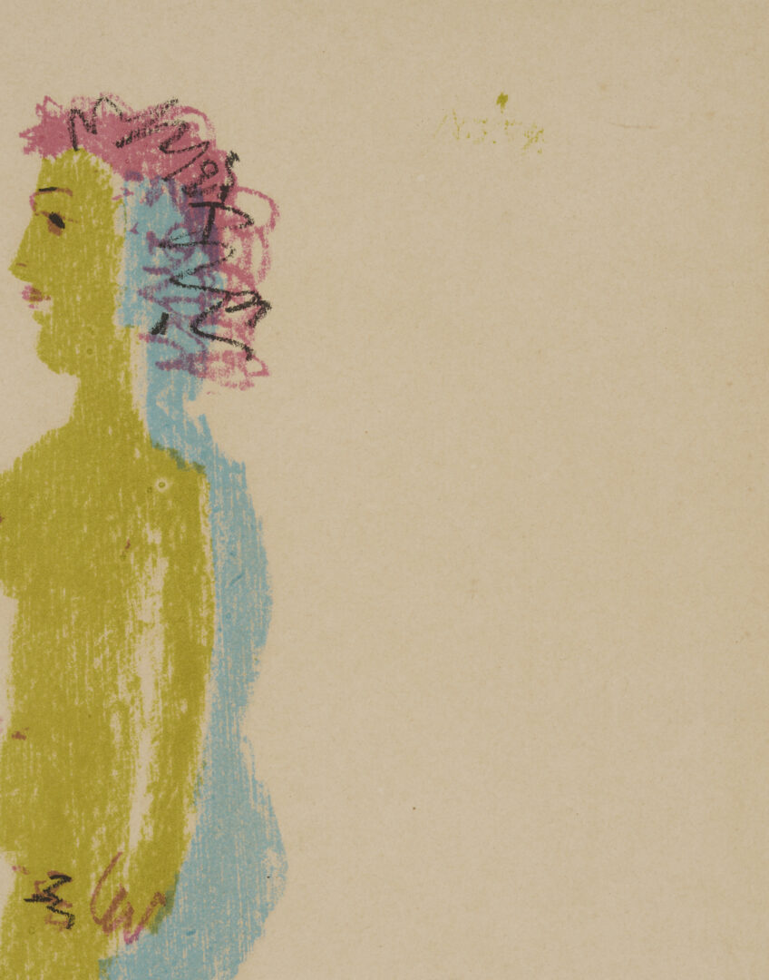 Lot 434: Pablo Picasso Lithograph, Nu a la Chaise, 1954