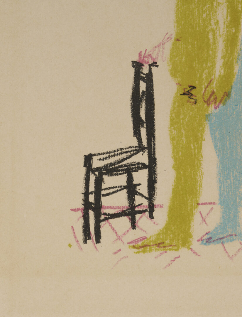 Lot 434: Pablo Picasso Lithograph, Nu a la Chaise, 1954