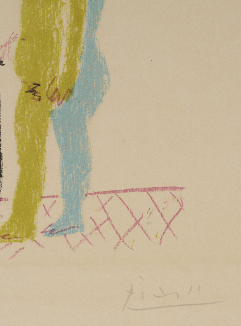 Lot 434: Pablo Picasso Lithograph, Nu a la Chaise, 1954