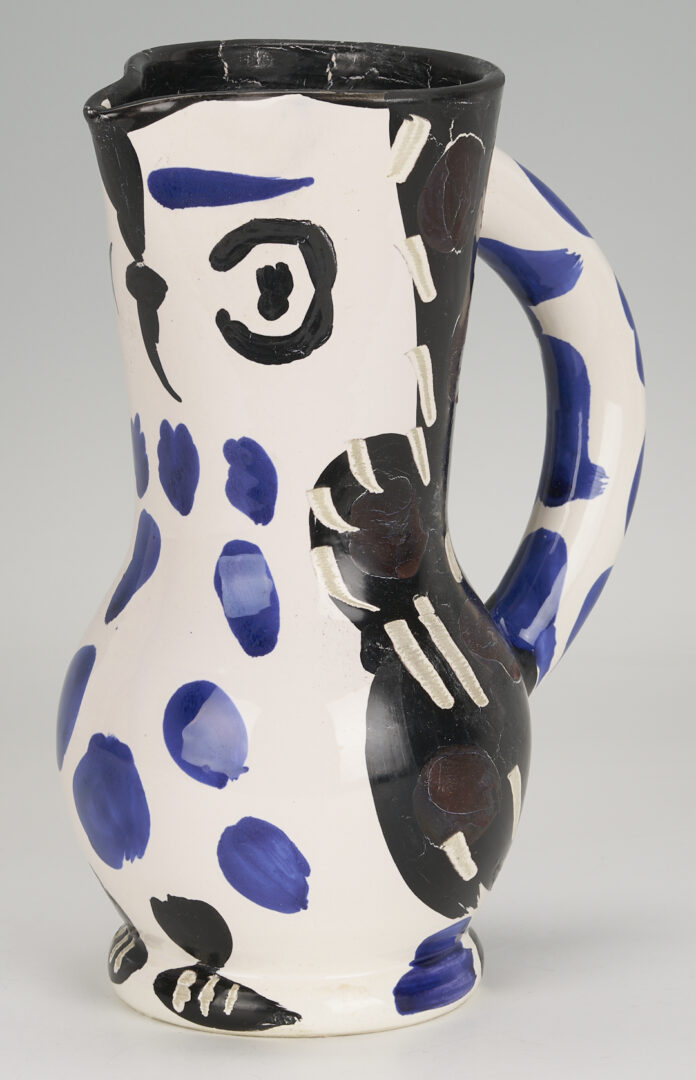 Lot 435: Picasso Ceramic Owl Jug, Crouchon Hibou 1955