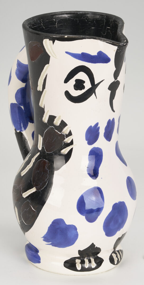 Lot 435: Picasso Ceramic Owl Jug, Crouchon Hibou 1955