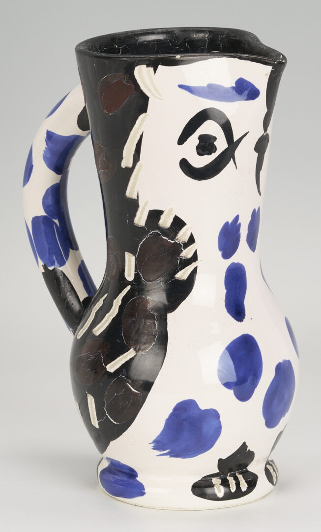 Lot 435: Picasso Ceramic Owl Jug, Crouchon Hibou 1955