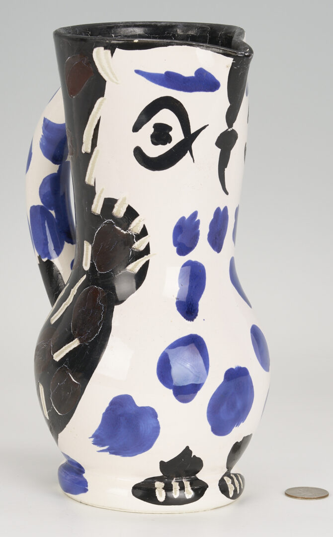 Lot 435: Picasso Ceramic Owl Jug, Crouchon Hibou 1955