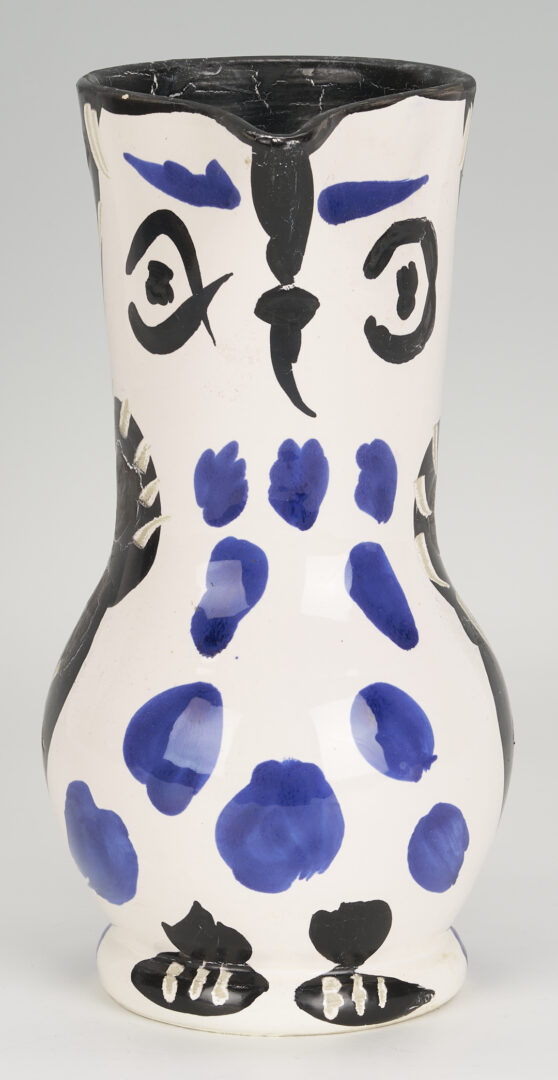 Lot 435: Picasso Ceramic Owl Jug, Crouchon Hibou 1955