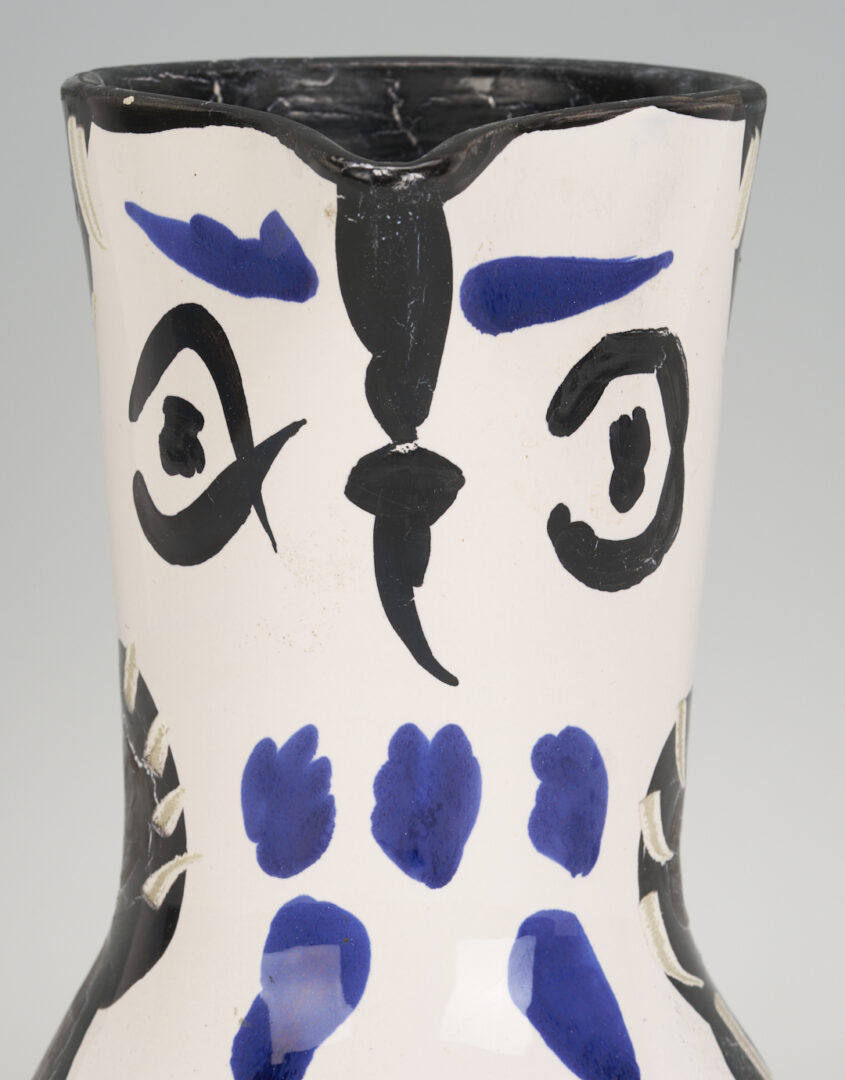 Lot 435: Picasso Ceramic Owl Jug, Crouchon Hibou 1955