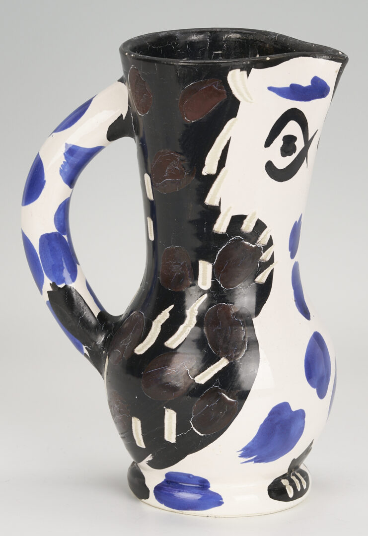 Lot 435: Picasso Ceramic Owl Jug, Crouchon Hibou 1955
