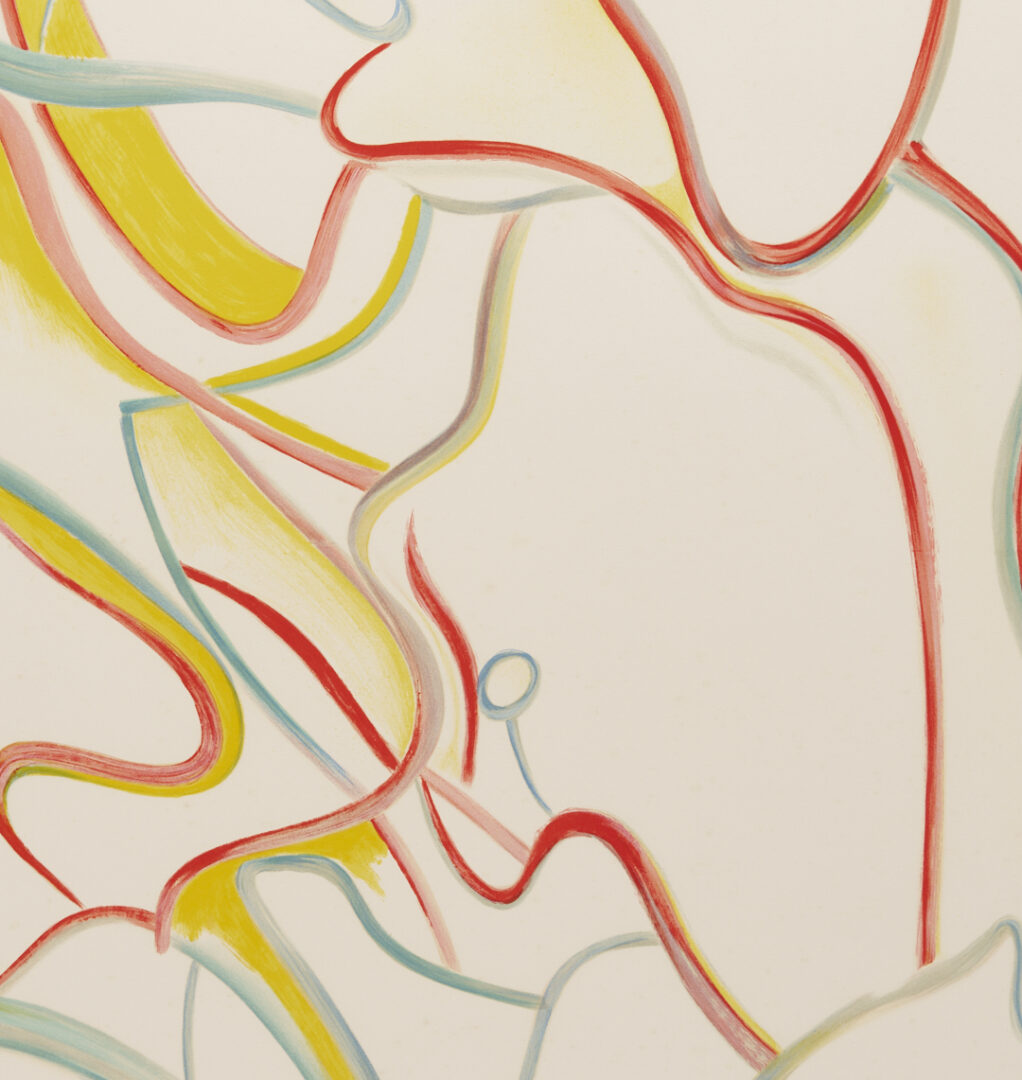 Lot 439: Willem De Kooning Abstract Lithograph from Quatre Lithographies