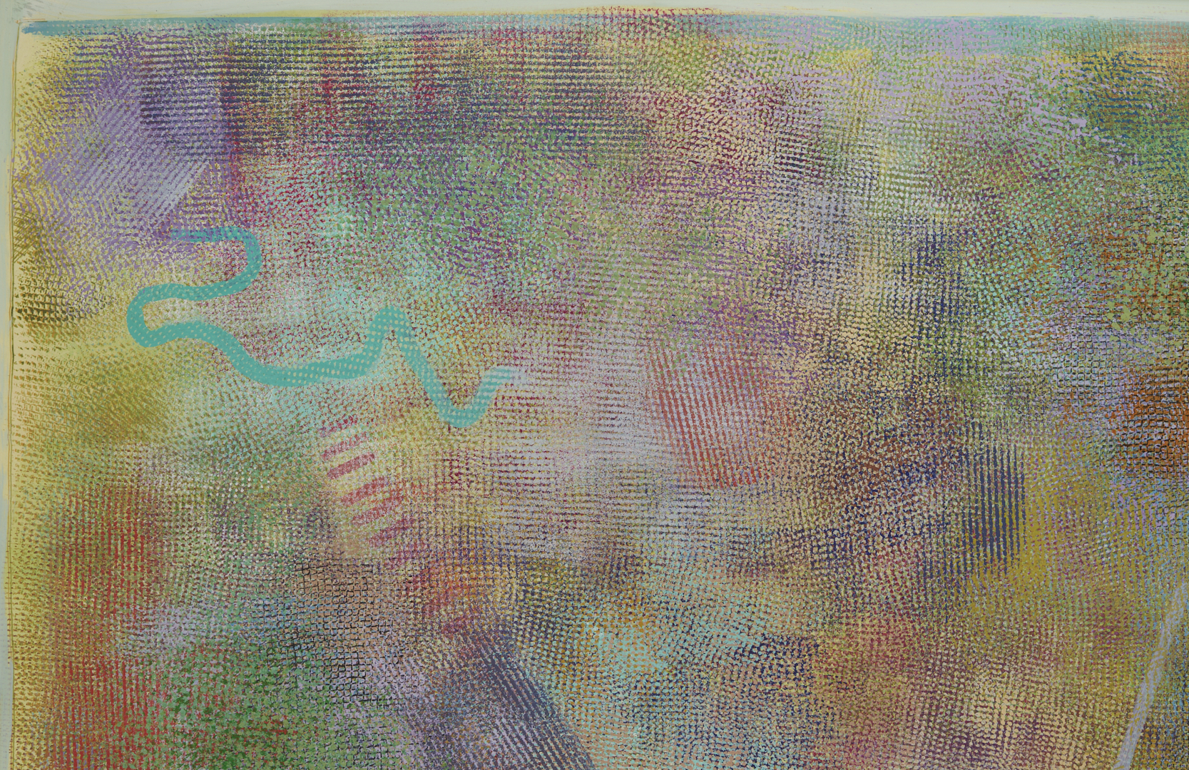 Lot 442: Robert Natkin Abstract Painting, Intimate Lighting #6, 1972/3