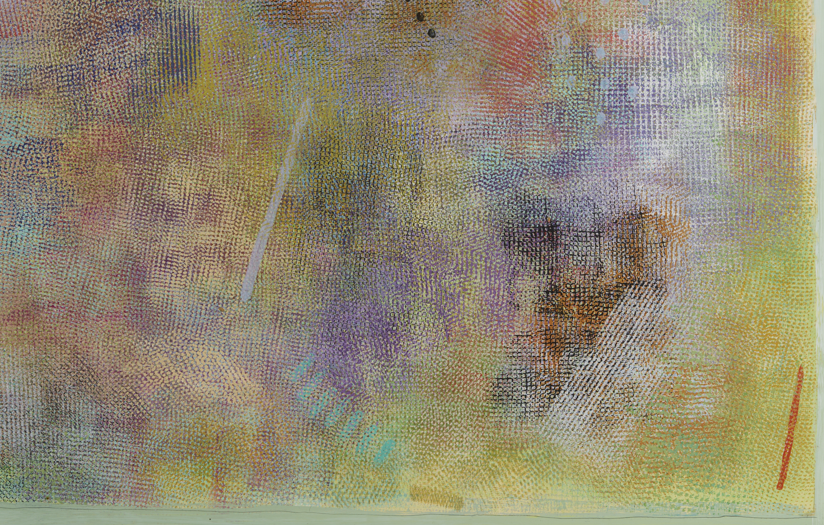 Lot 442: Robert Natkin Abstract Painting, Intimate Lighting #6, 1972/3