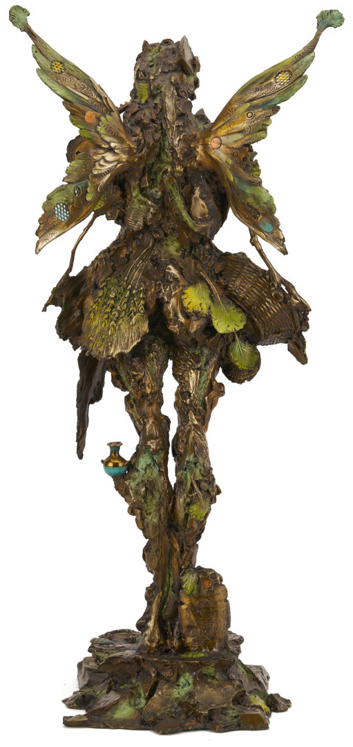 Lot 446: Nano Lopez Large Bronze Sculpture and Giclee, Maria Alma