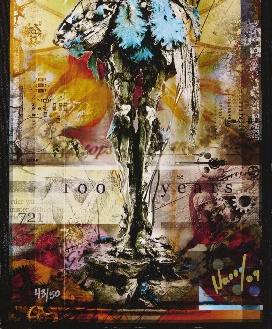 Lot 446: Nano Lopez Large Bronze Sculpture and Giclee, Maria Alma