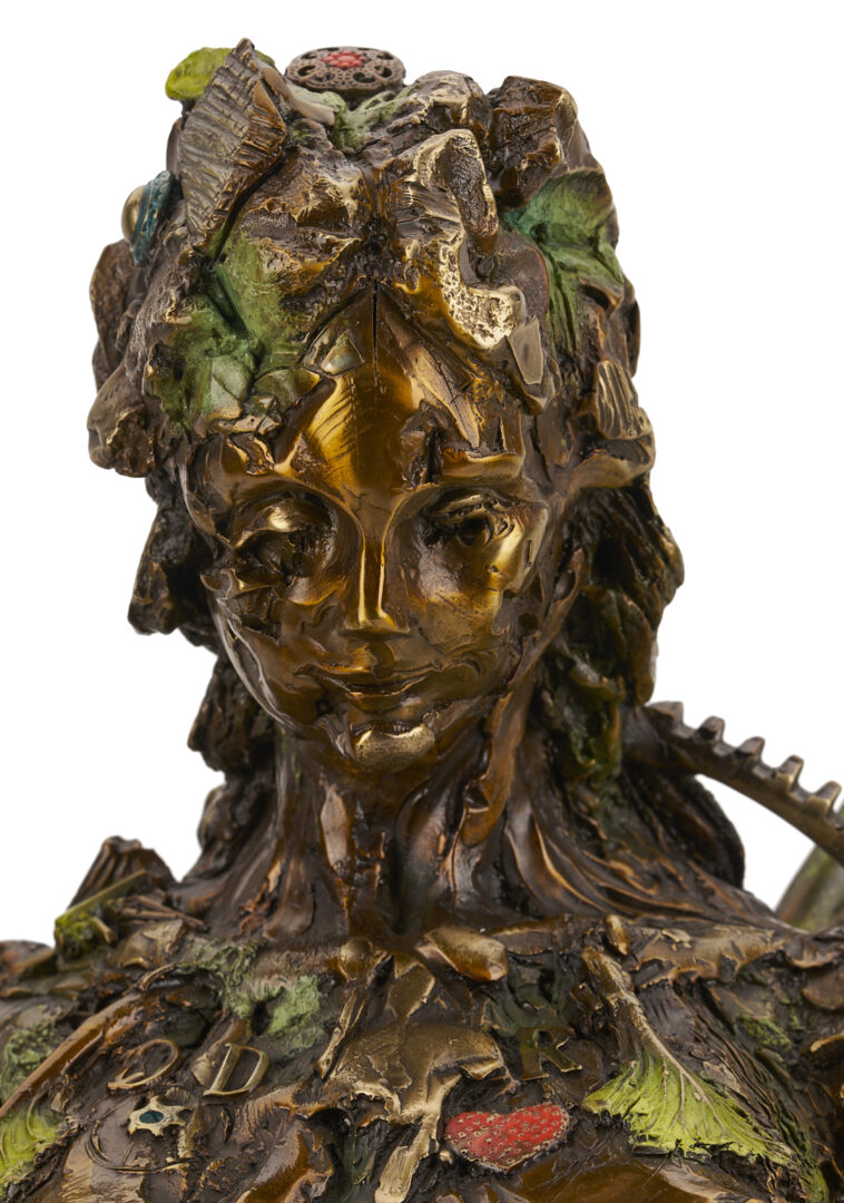 Lot 446: Nano Lopez Large Bronze Sculpture and Giclee, Maria Alma