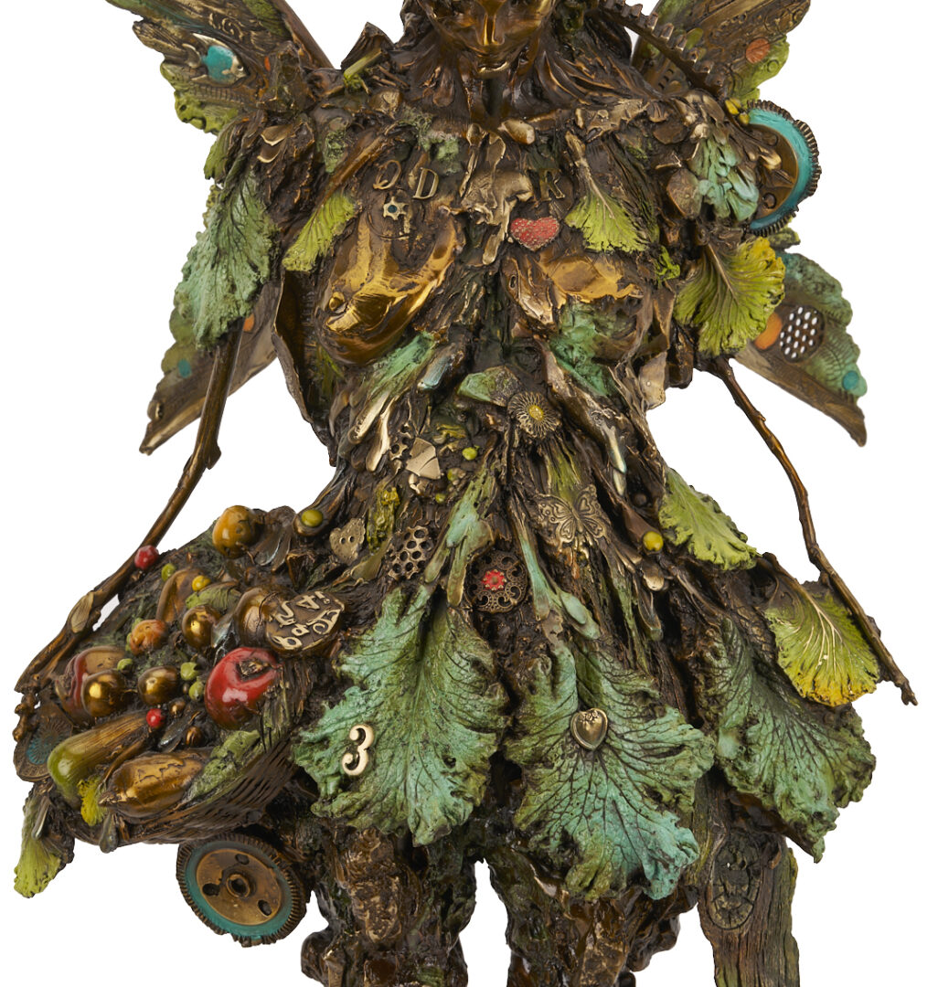 Lot 446: Nano Lopez Large Bronze Sculpture and Giclee, Maria Alma