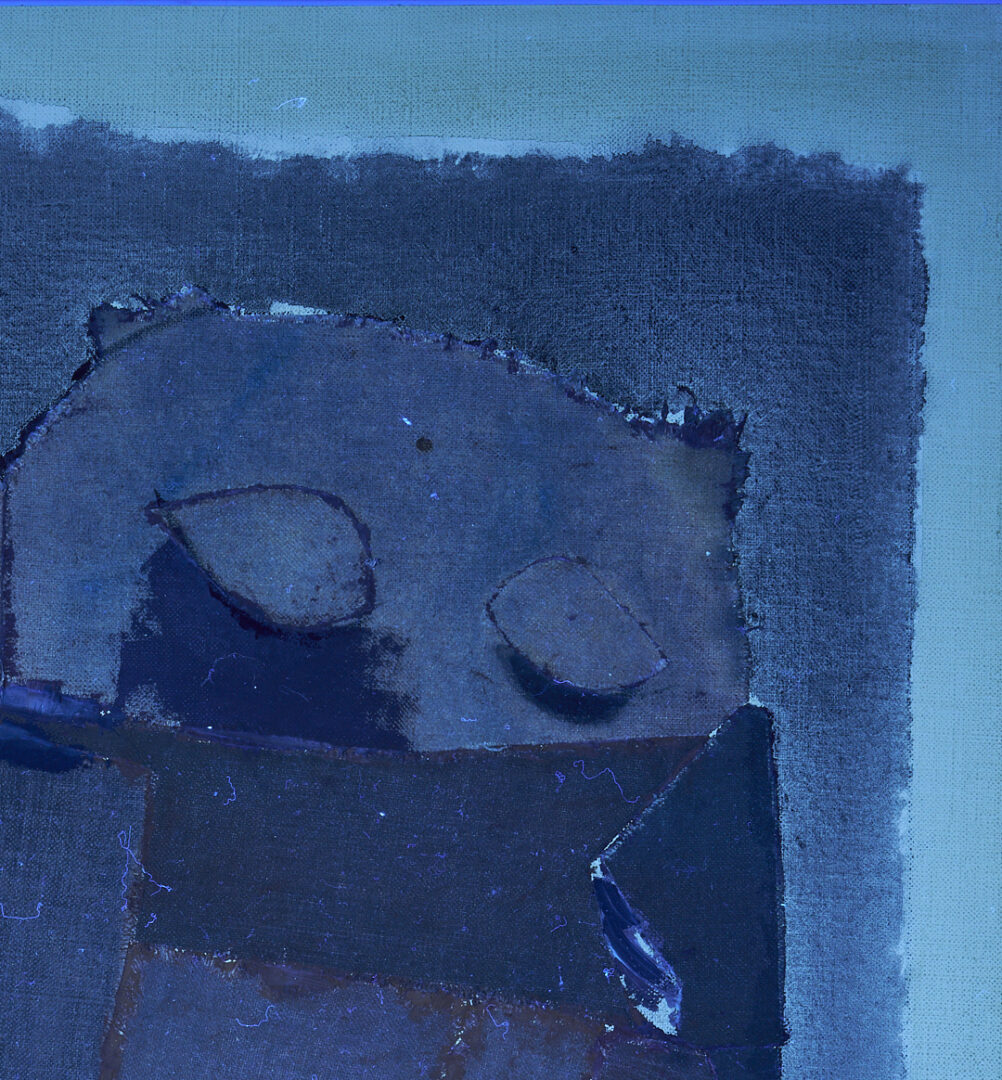Lot 448: Lee Gatch Mixed Media Painting, Table Owl, 1959