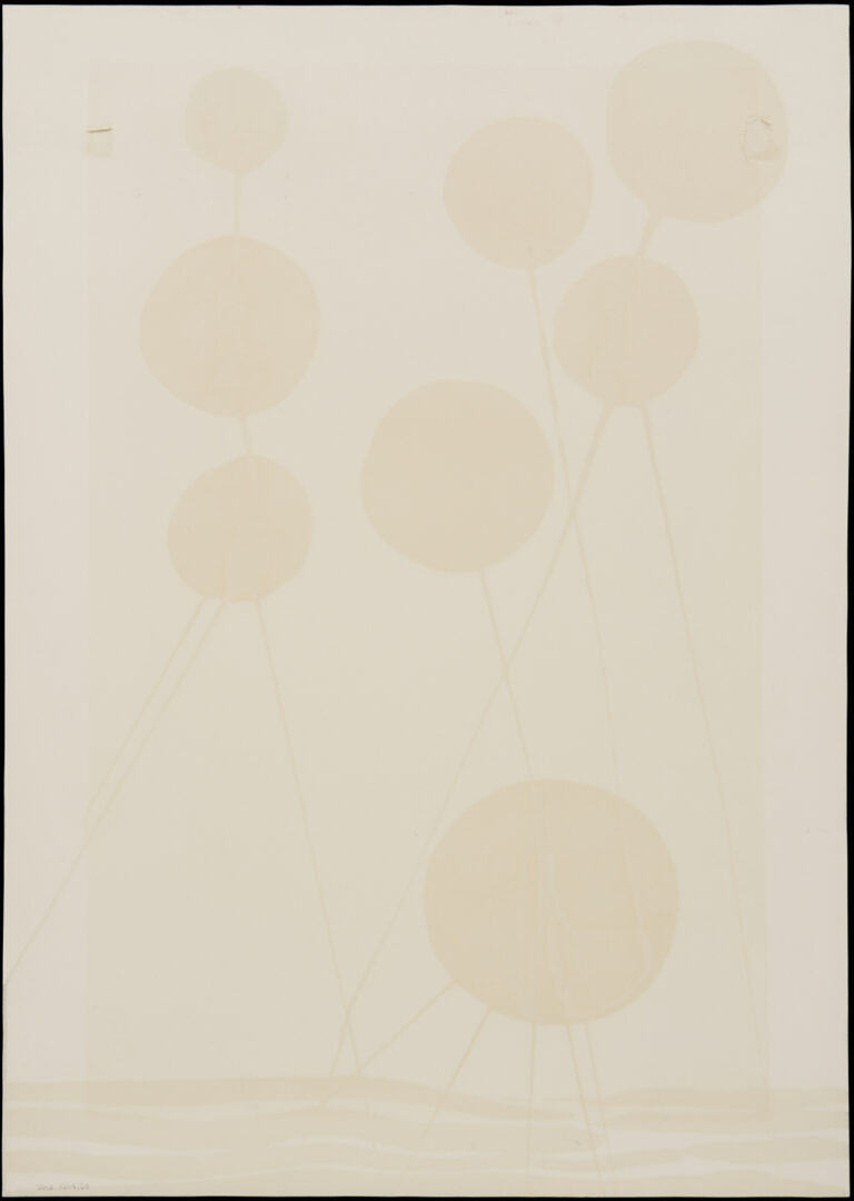 Lot 449: Alexander Calder Signed Lithograph, Balloons