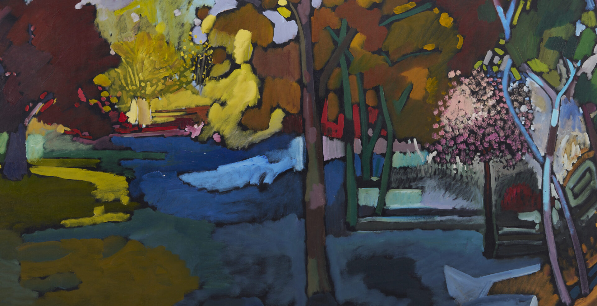 Lot 451: Large Russell Vogt O/C Landscape Painting