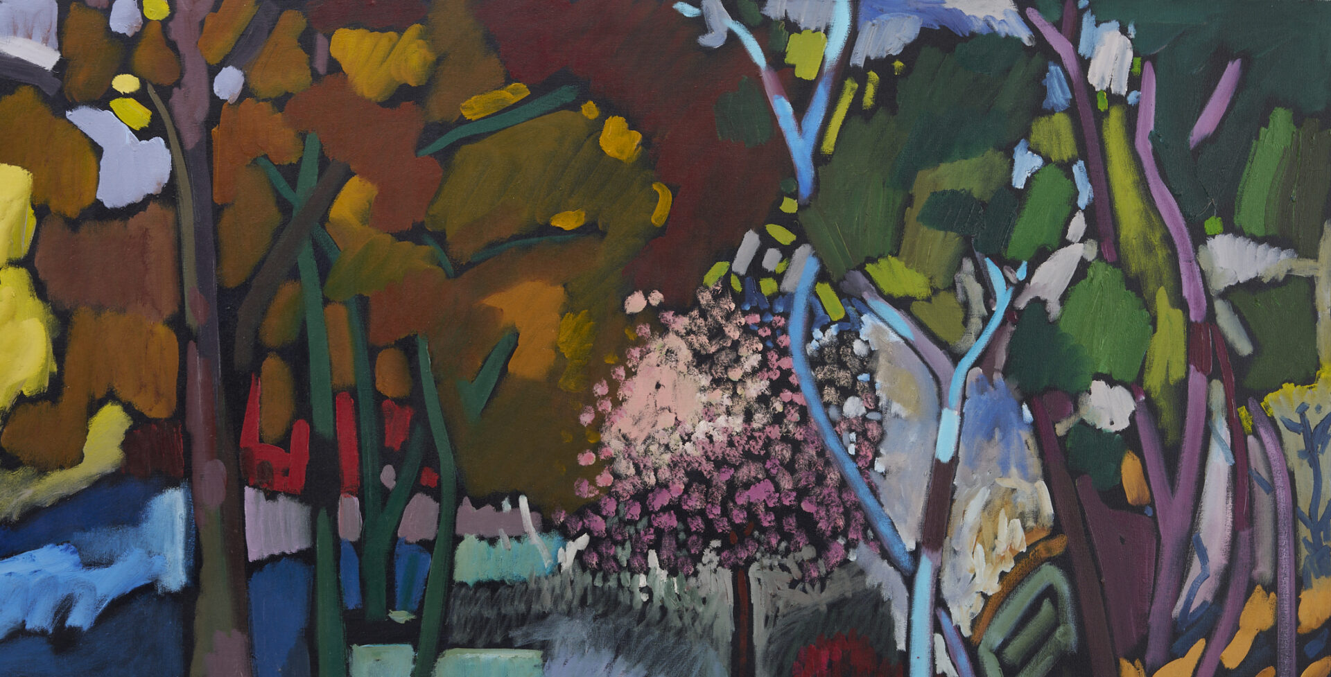 Lot 451: Large Russell Vogt O/C Landscape Painting