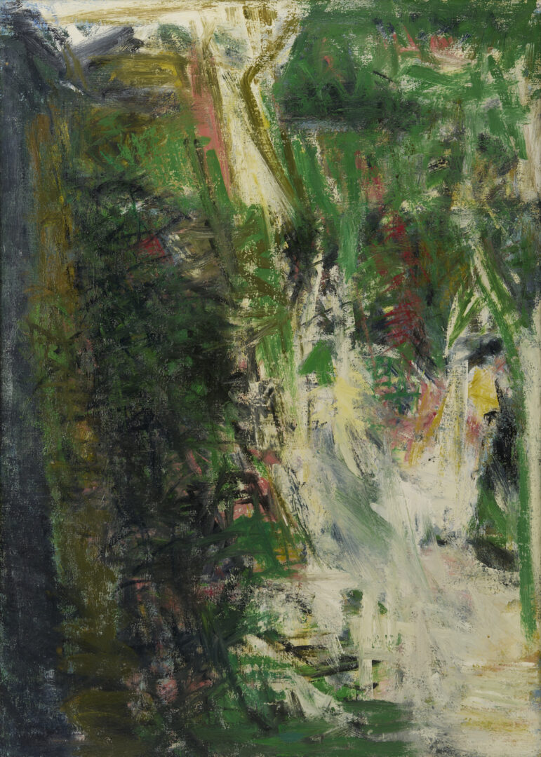 Lot 452: Joanna Higgs Ross Abstract Painting, Waterfall II, 1960