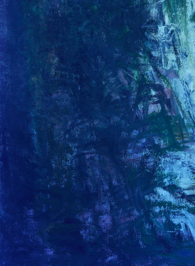 Lot 452: Joanna Higgs Ross Abstract Painting, Waterfall II, 1960