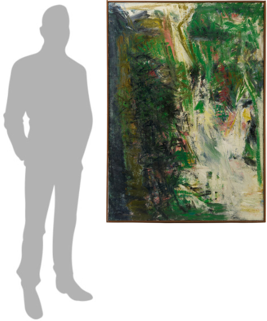Lot 452: Joanna Higgs Ross Abstract Painting, Waterfall II, 1960