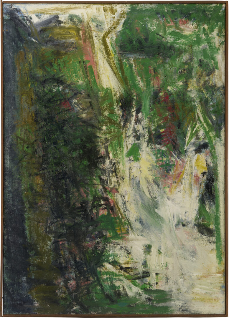 Lot 452: Joanna Higgs Ross Abstract Painting, Waterfall II, 1960