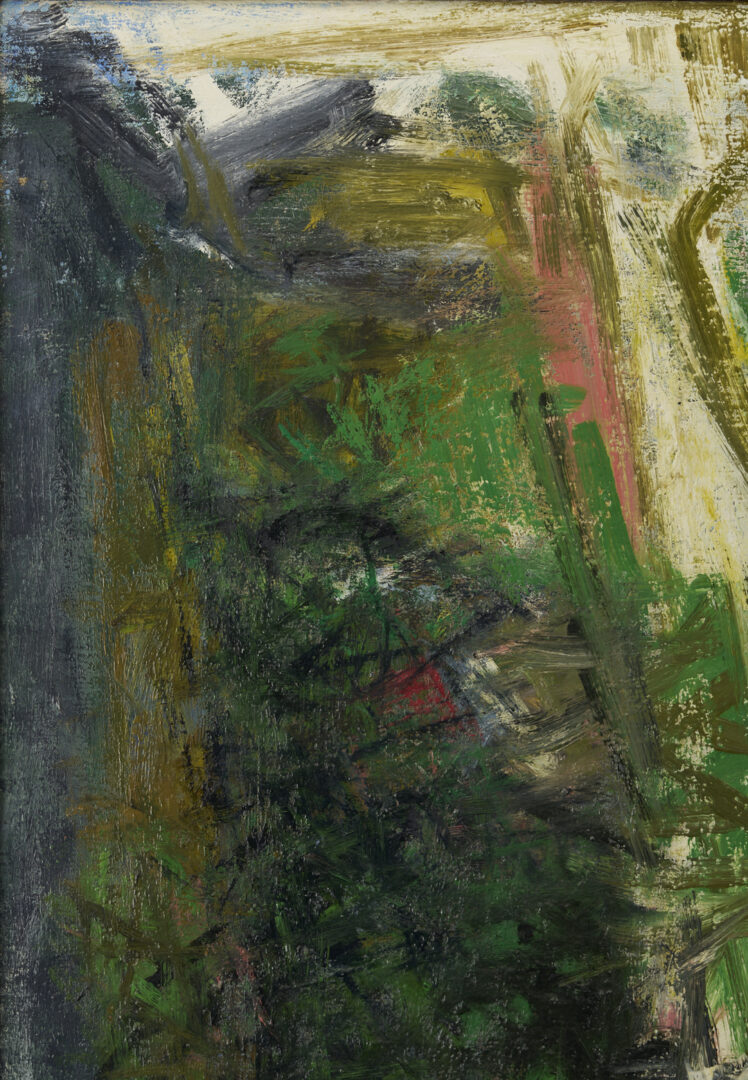 Lot 452: Joanna Higgs Ross Abstract Painting, Waterfall II, 1960