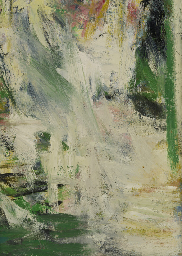 Lot 452: Joanna Higgs Ross Abstract Painting, Waterfall II, 1960