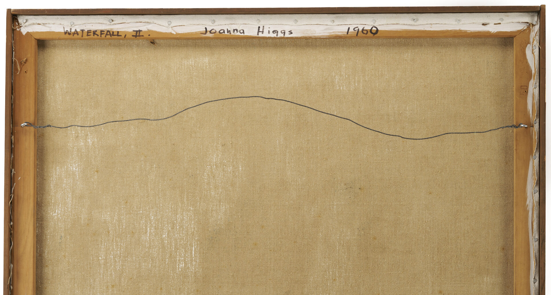 Lot 452: Joanna Higgs Ross Abstract Painting, Waterfall II, 1960
